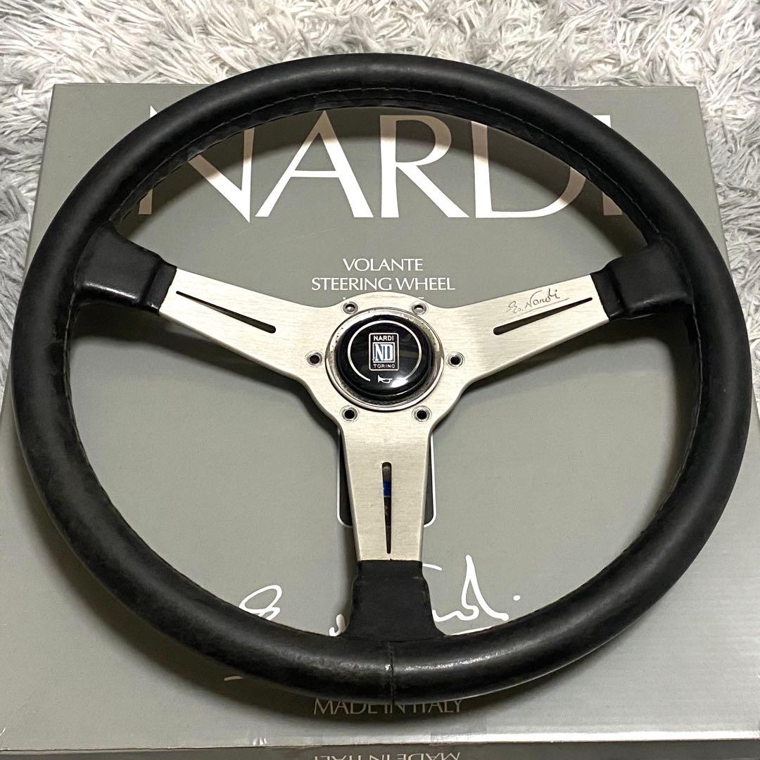 【NARDI】レザーステアリング　36Φ 【ナルディ】即決大歓迎
