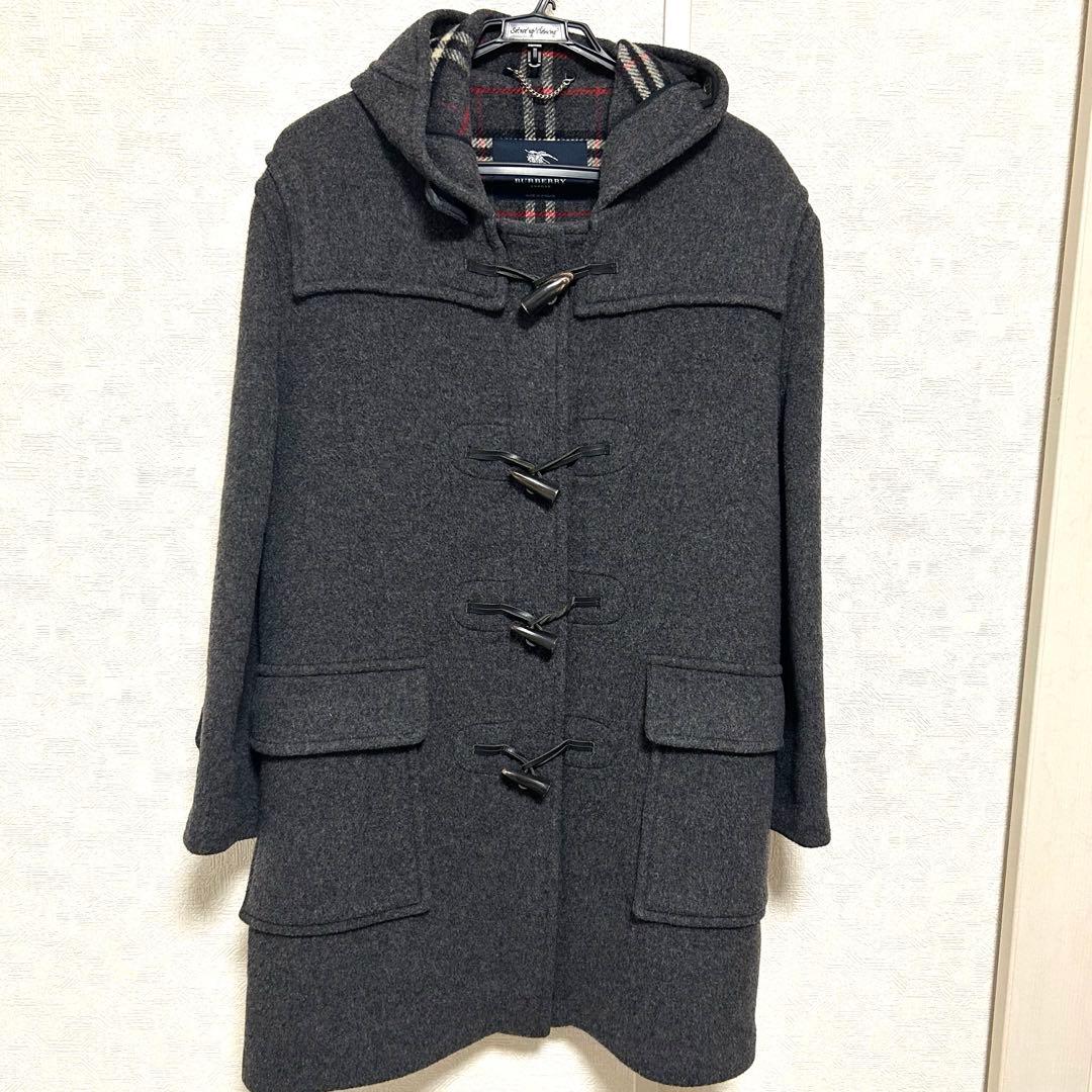 【未使用級】BURBERRY バーバリー スペシャリティ ダッフルコート　グレー