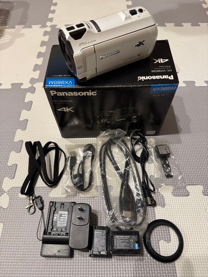 Panasonic VX985M 4K ビデオカメラ