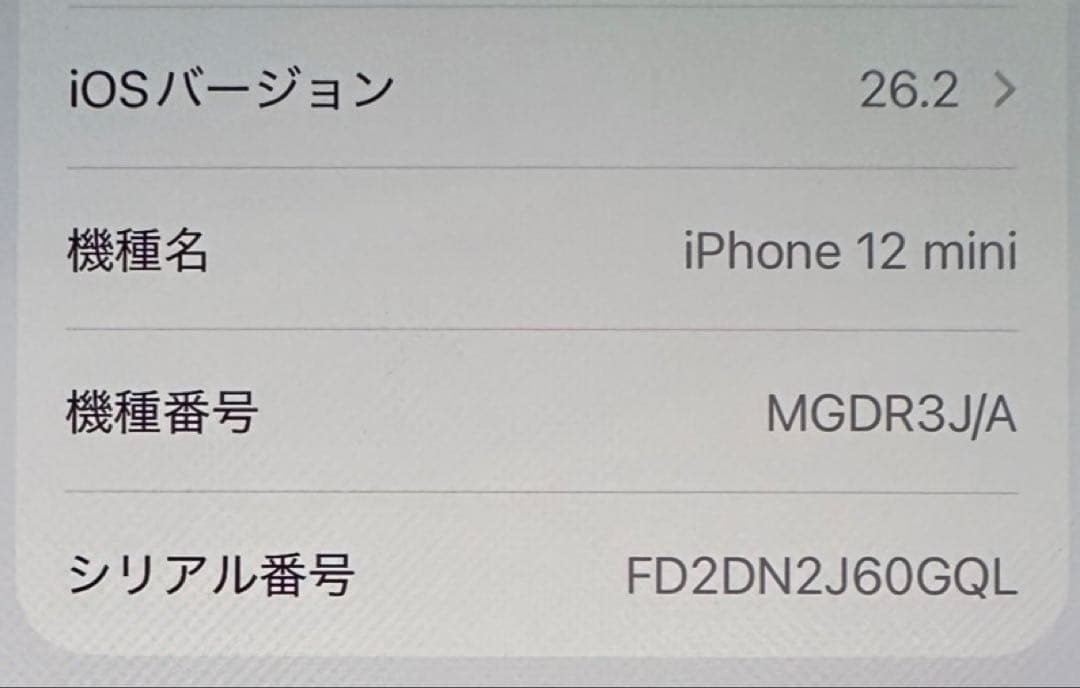 iPhone 12 mini 256GB ブラック SIMフリー