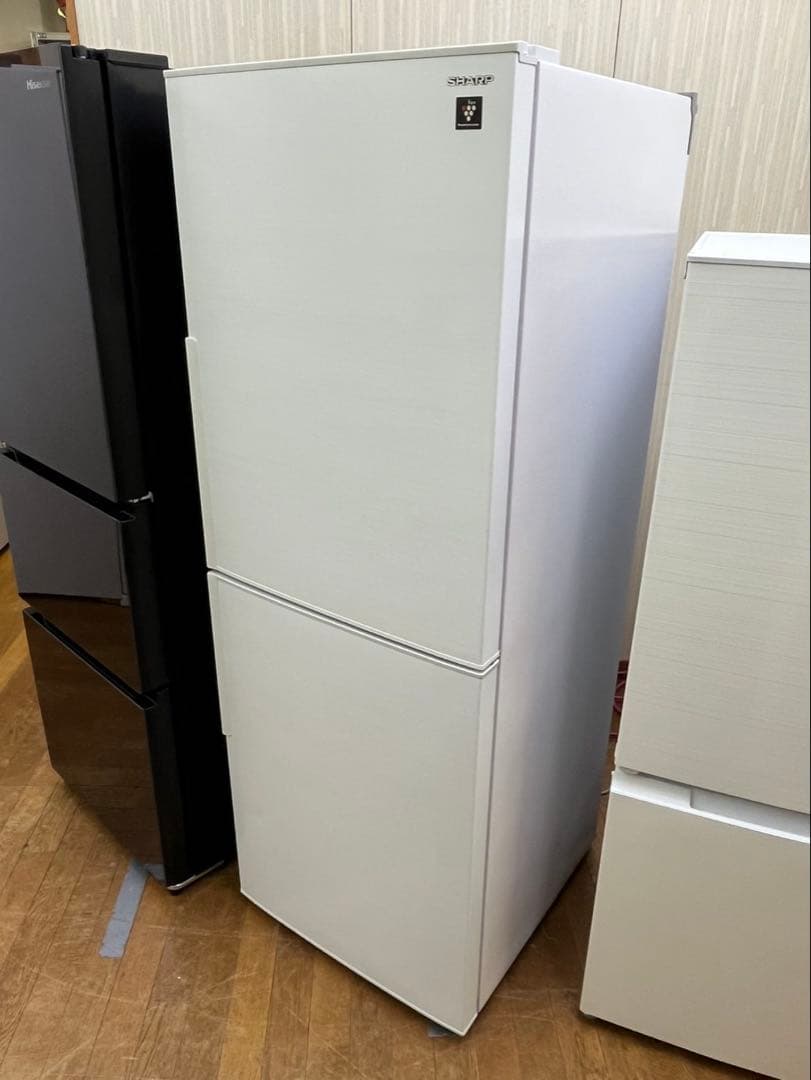 大きめ 2ドア 280L SHARP 2022年 SJ-PD28H-W 冷蔵庫