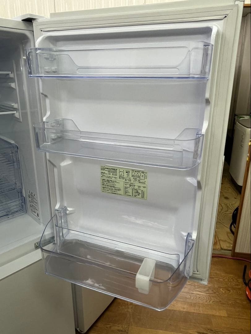 大きめ 2ドア 280L SHARP 2022年 SJ-PD28H-W 冷蔵庫