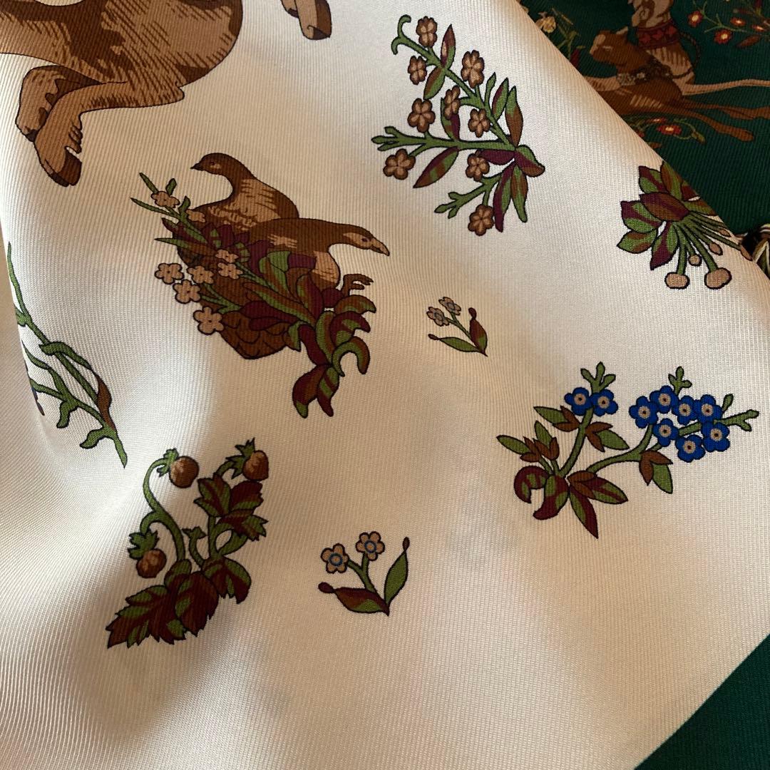 未使用　保管品　ドレイクス　Drake's シルク100% ストール　英国製