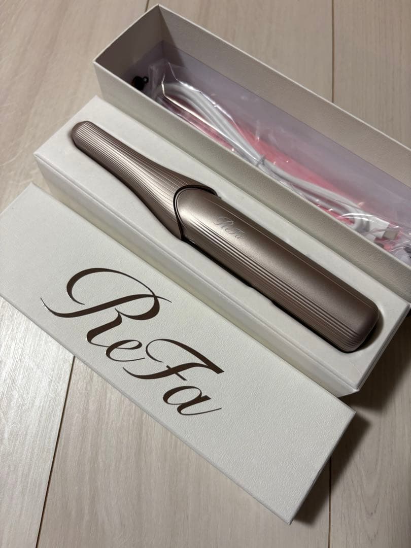 【10/18購入】ReFa フィンガーアイロン ST6 シャンパンゴールド