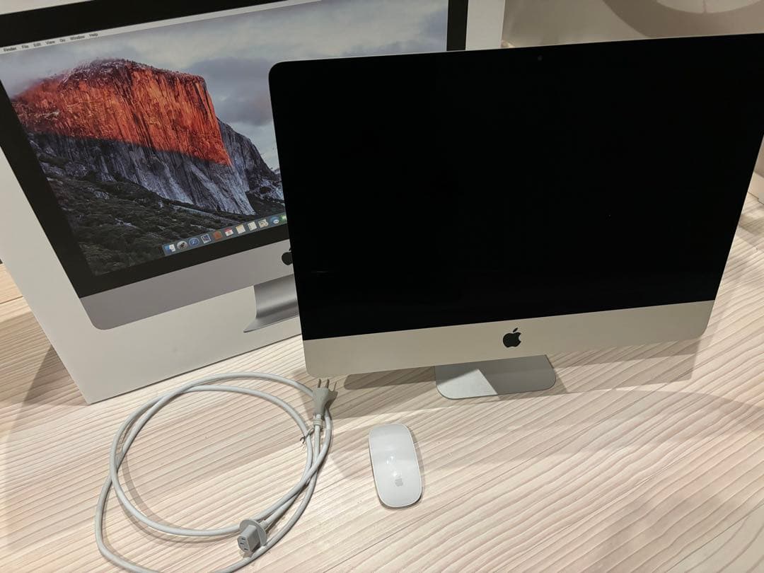 Apple iMac シルバー 本体とマウス　箱付き