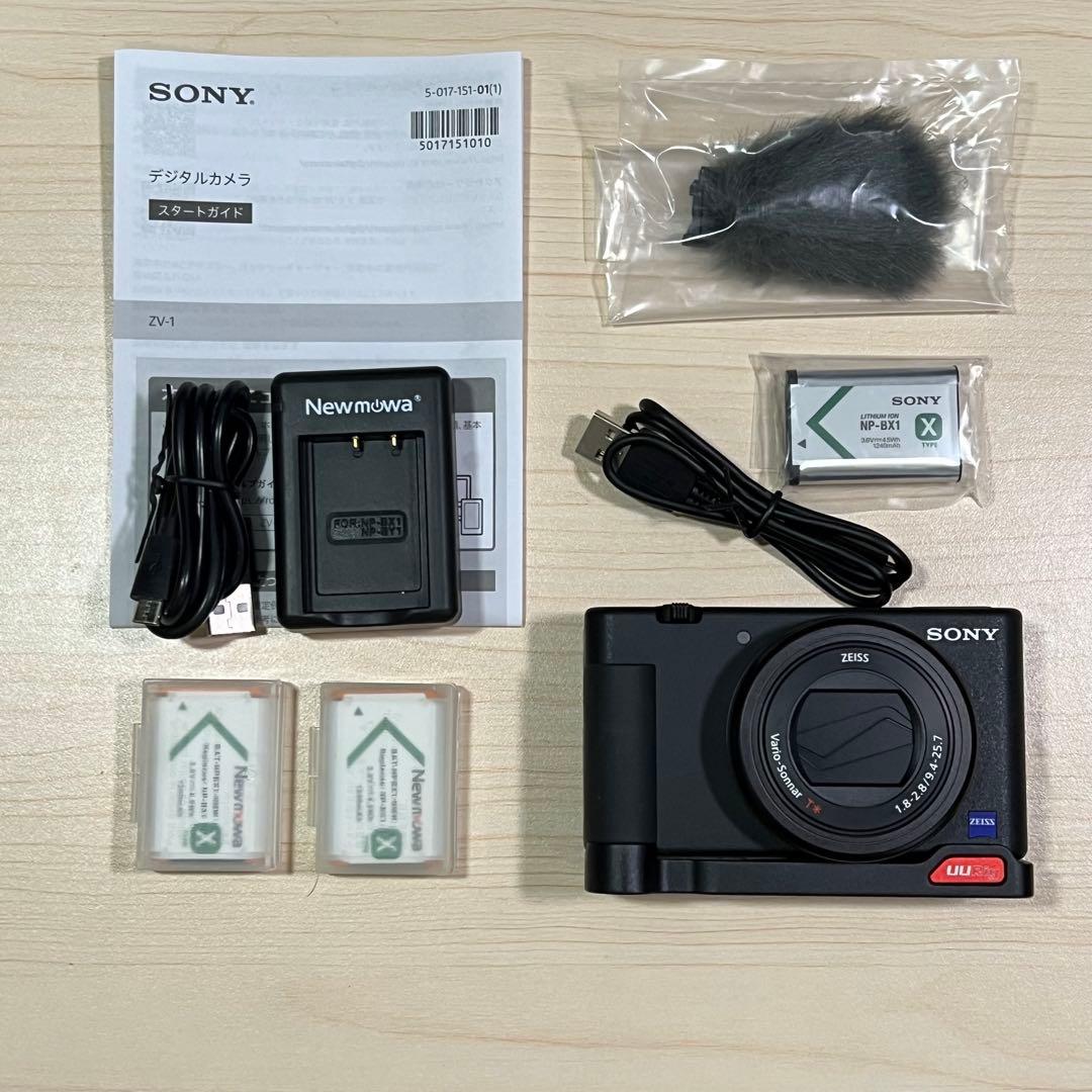 小豆SONY ZV-1 ベースブラケット、予備パッテリー付き