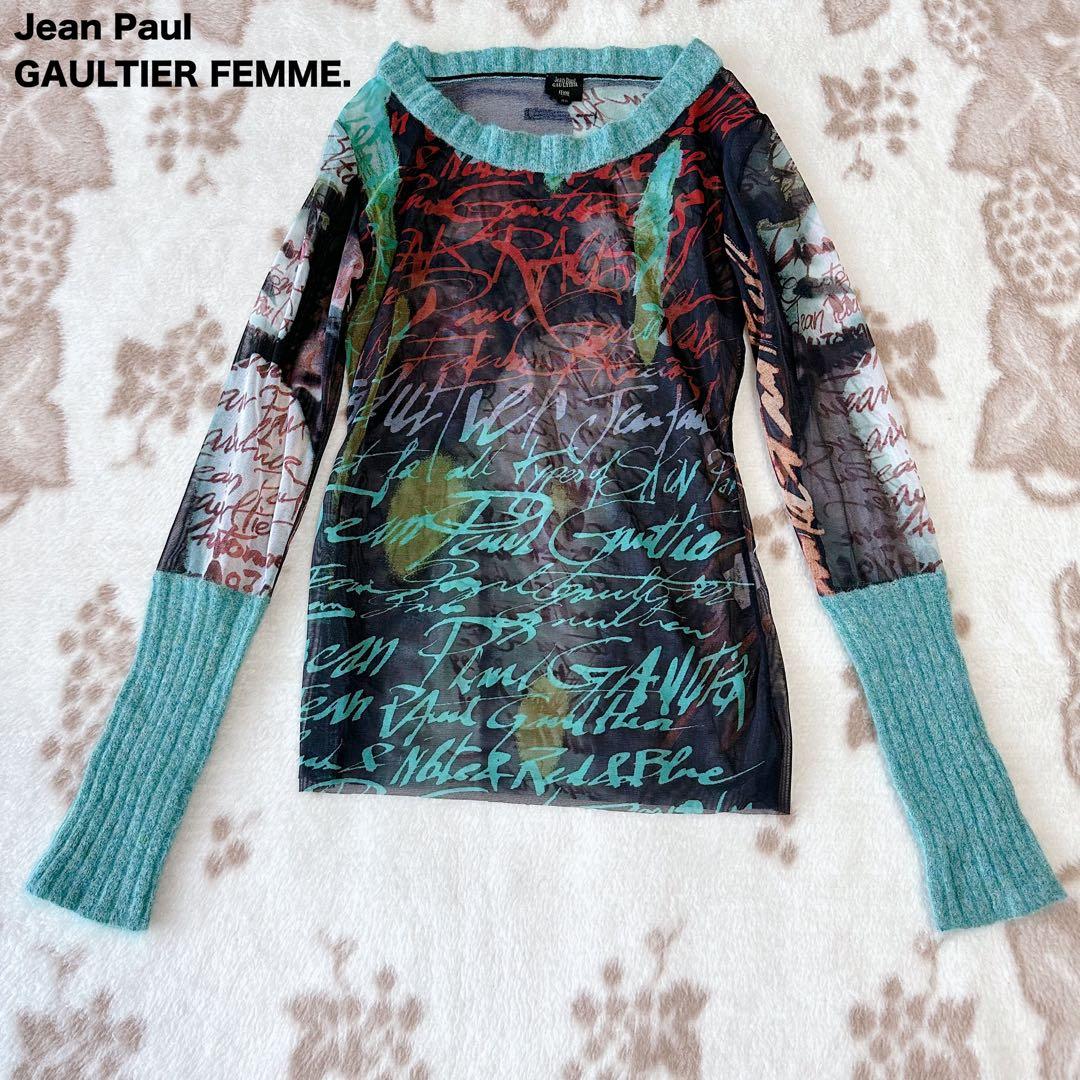 トップス Jean Paul Gaultier Fight Racism MESH TOP