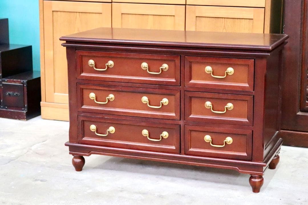 GMIK387B○3段チェスト サイドチェスト 箪笥 収納家具 引き出し 花台