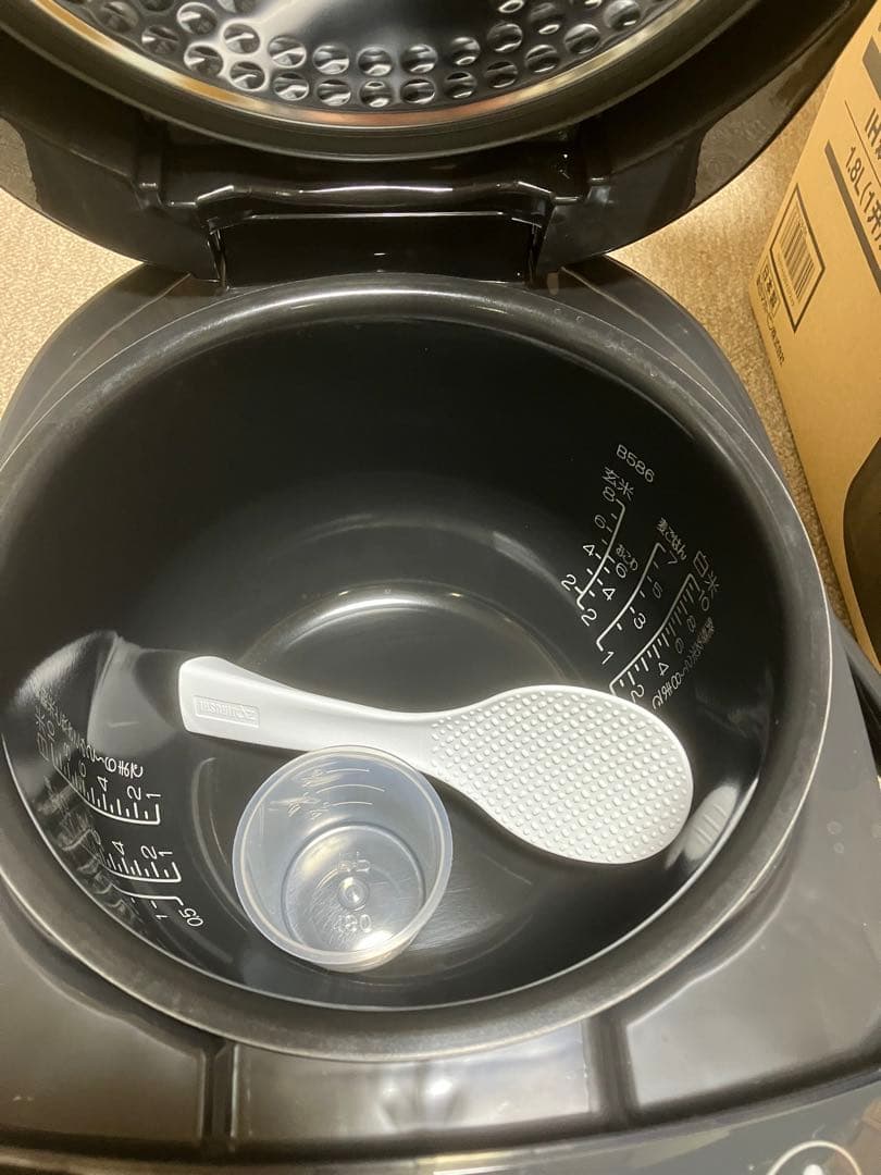 象印IH炊飯ジャー極め炊き1.8L（1升）炊き　ブラック　NW-VJ18-BA