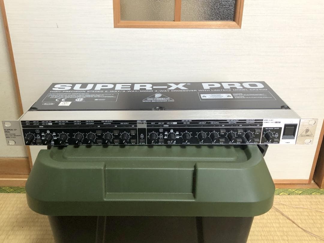 【完動品】Behringer CX3400 ベリンガー　チャンネルデバイダー
