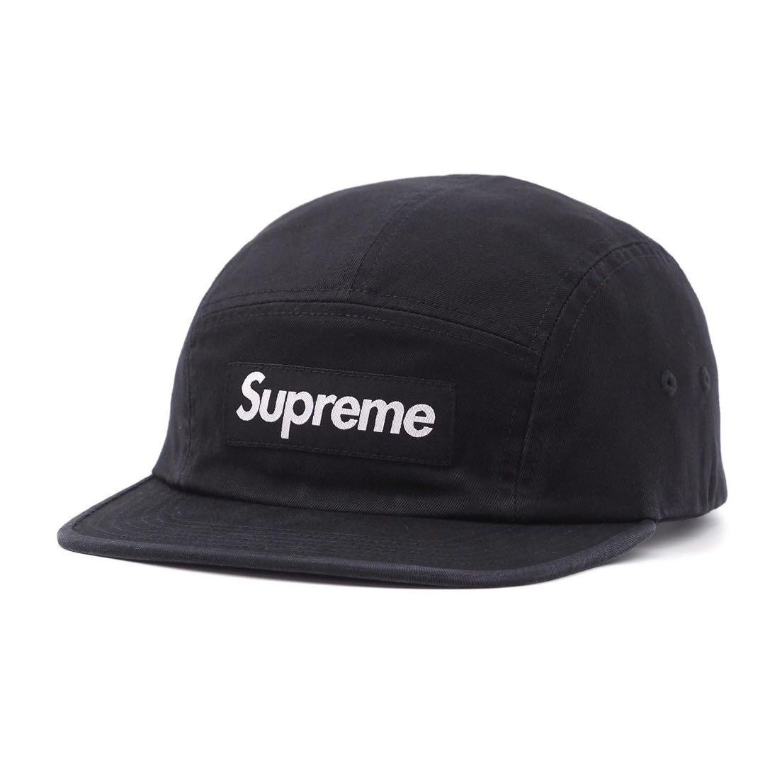 Supreme Washed Chino Twill Cap 黒