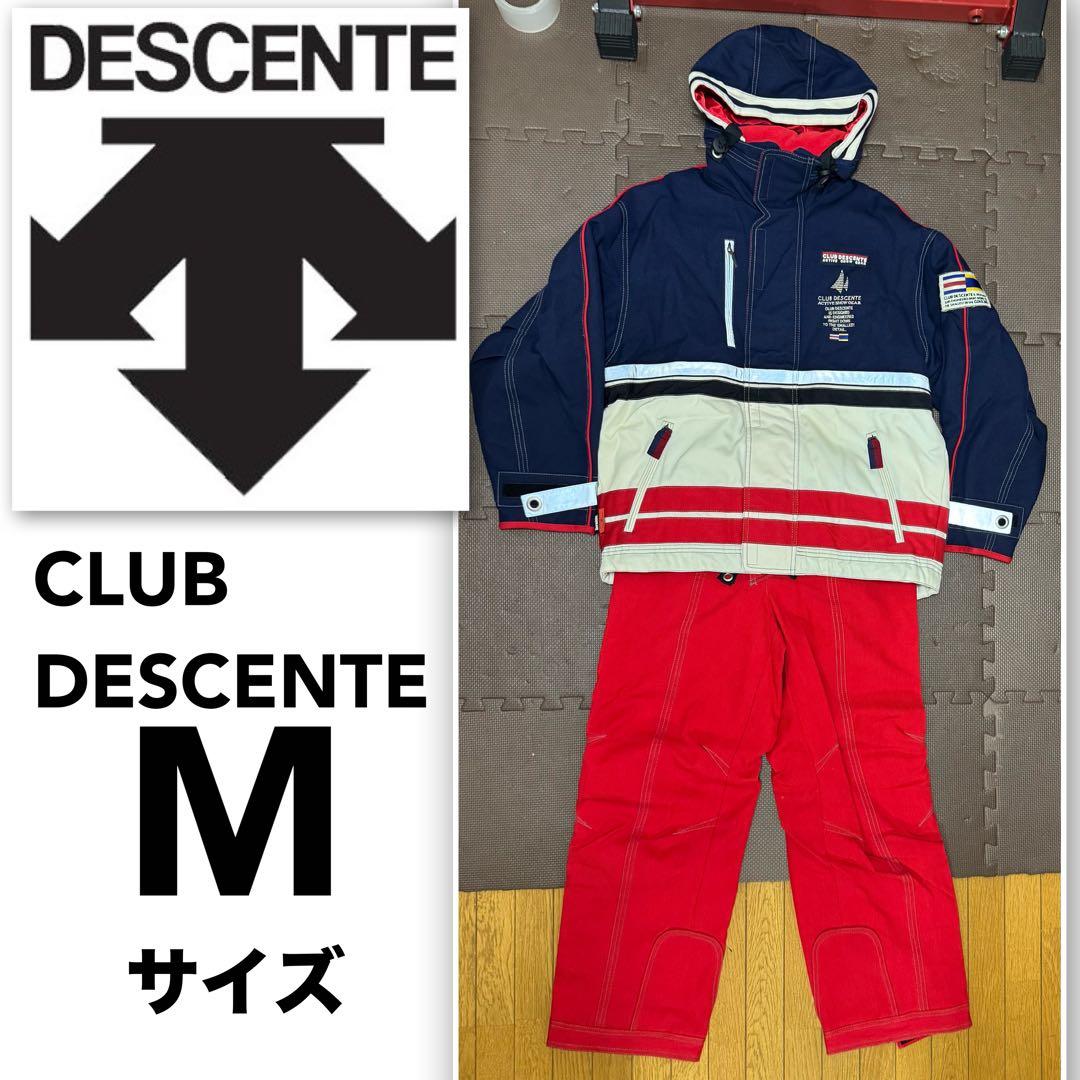 【美品】DESCENTE スノー スキーウェア 上下セット　Mサイズ