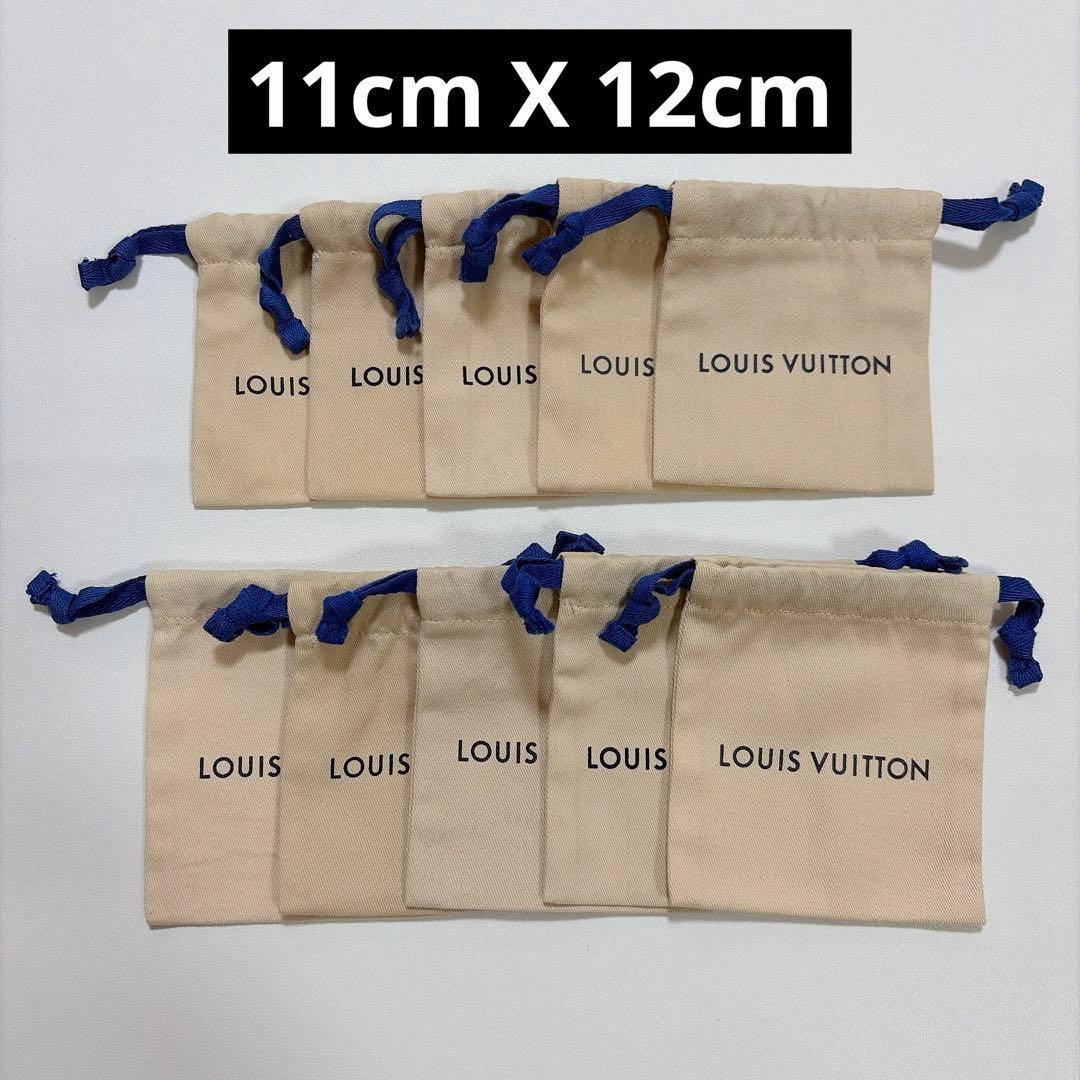 美品　ルイヴィトン　保存袋　巾着　10枚　アクセサリー入れ　小物入れ　ミニポーチ