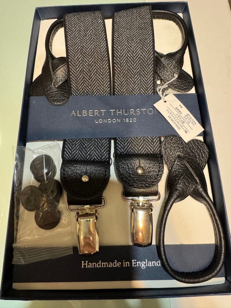 アルバートサーストン　 THURSTON サスペンダー