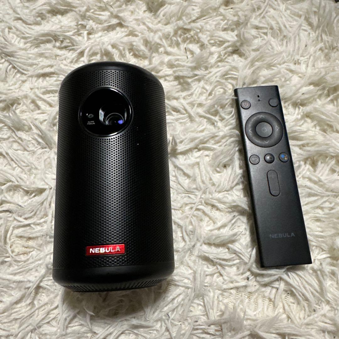 NEBULA ブラックプロジェクター 本体 リモコン付き