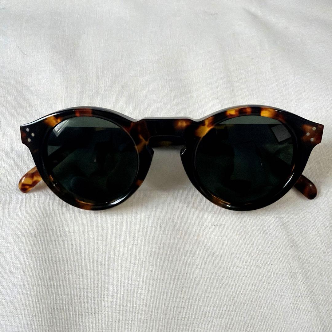 CELINE トータスシェル ラウンドサングラス