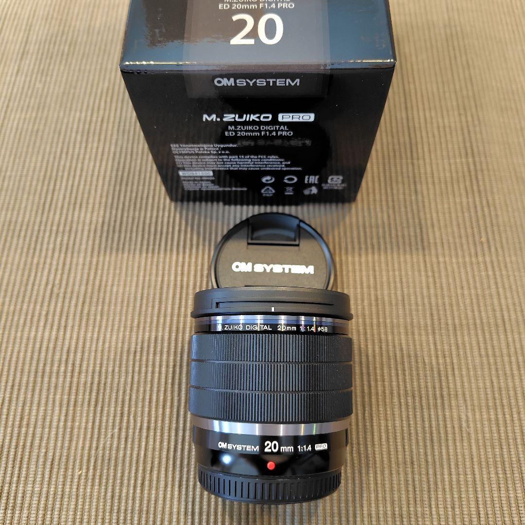 レンズ(単焦点) M.ZUIKO DIGITAL ED 20mm F1.4 PRO