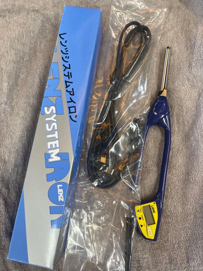 美品 LENZ デジタルアイロン e-6丸