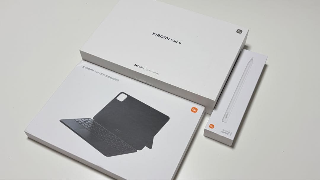 Xiaomi Pad 6 本体 ブルー 128GB キーボード+スタイラスペン