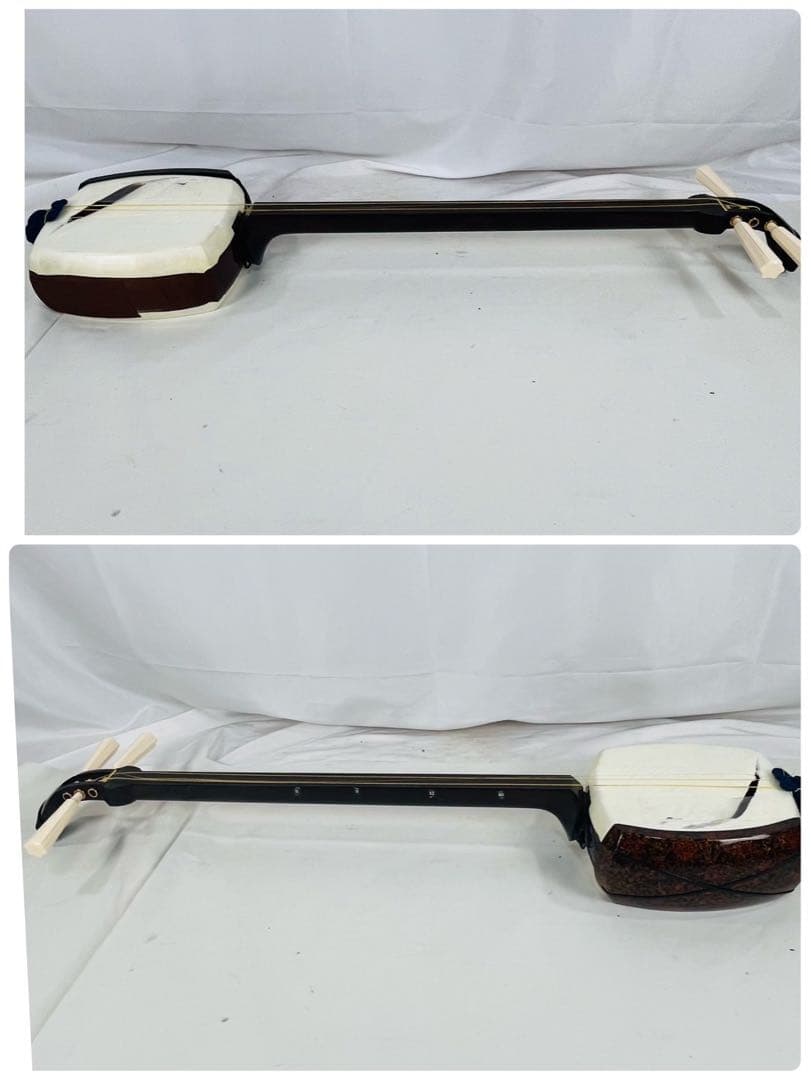 【現状品】 三味線 高級 太棹 和楽器 太さ3.2cm