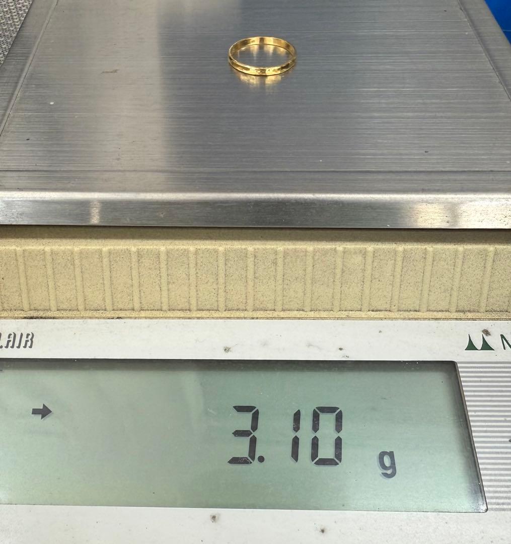 k24純金指輪　手作りリング