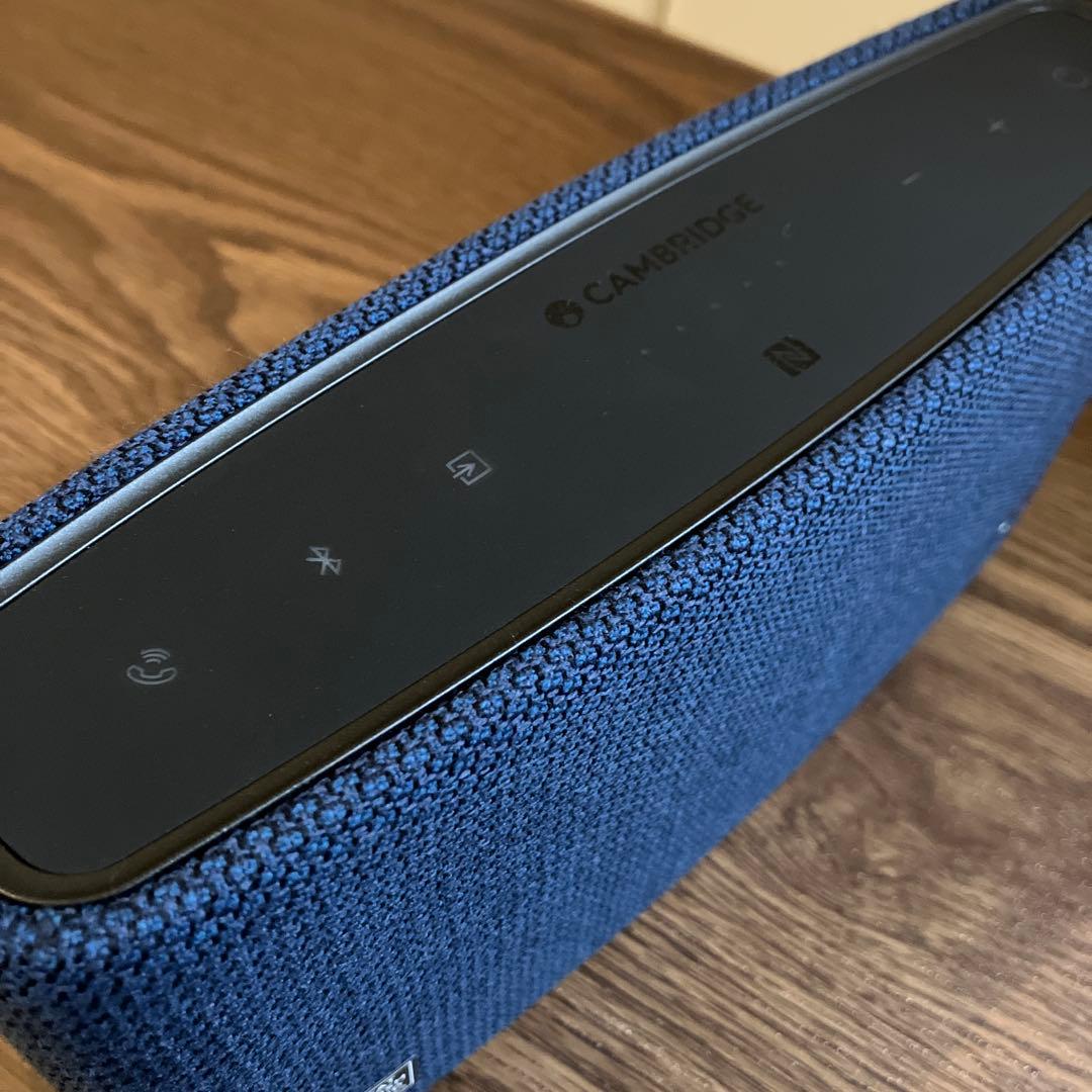CAMBRIDGE AUDIO ポータブルBluetoothスピーカー 青　美品