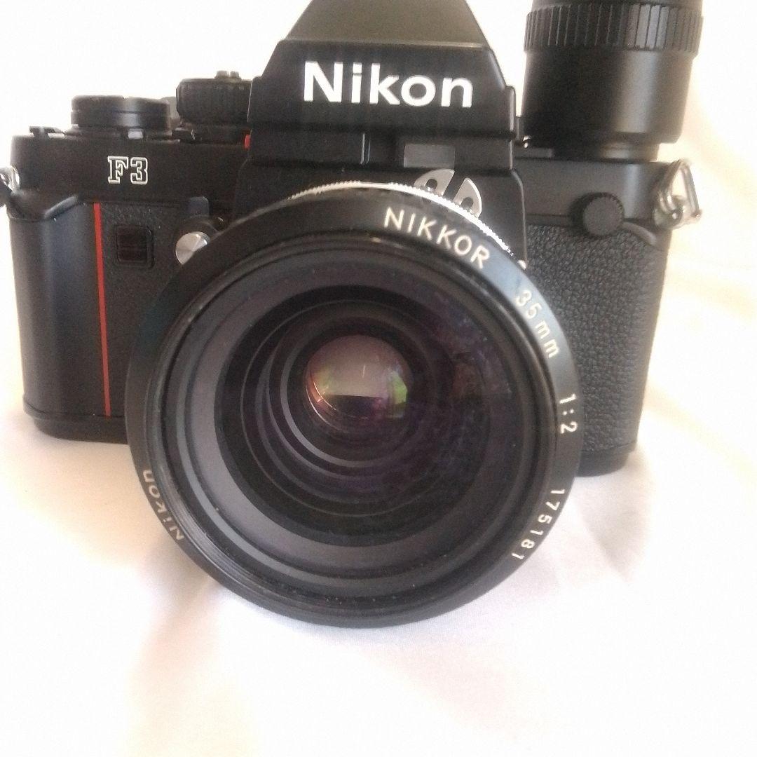 【ジャンク品】Nikon ニコン F3 フィルム一眼レフカメラ レンズセット