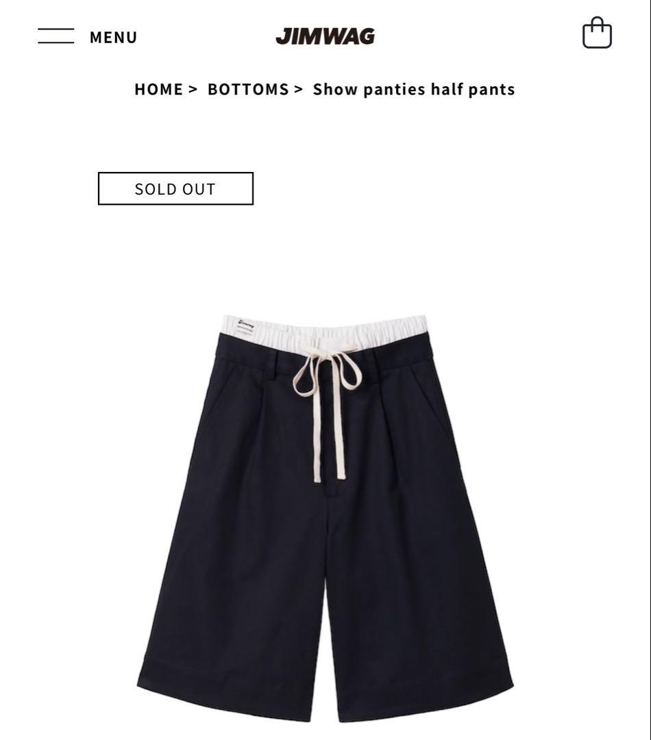 JIMWAG 【美品】Show panties half pants【即購入◎】