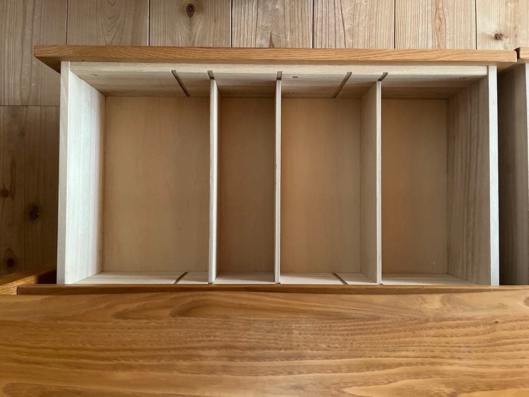 k*m様 頑固おやじ製　栗無垢材　東北の栗の木で作ったTVボード　オイル仕上げ