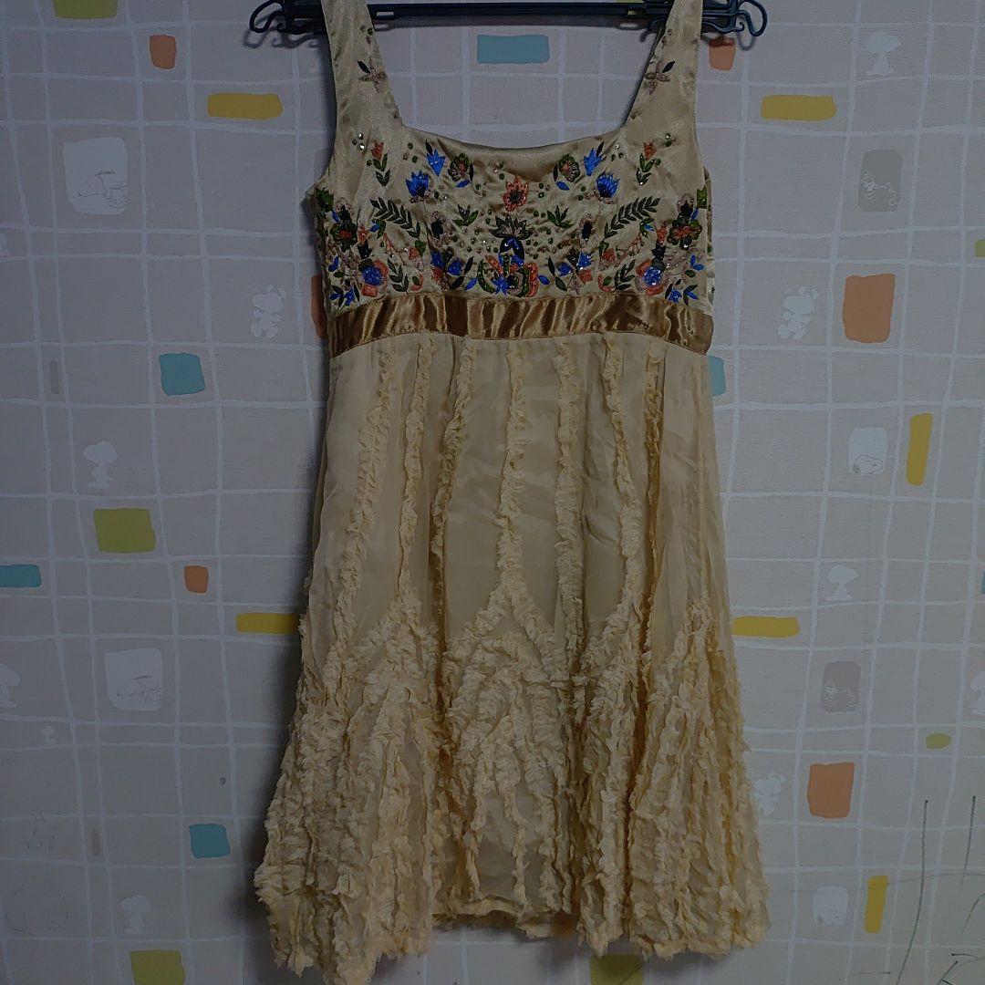 galliano 刺繍入りノースリーブチュニック