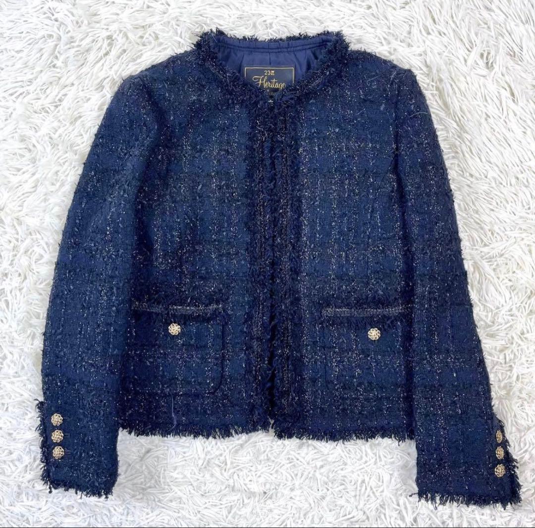 23区 ツイード スーツ セットアップ 最高級 ヘリテージコレクション