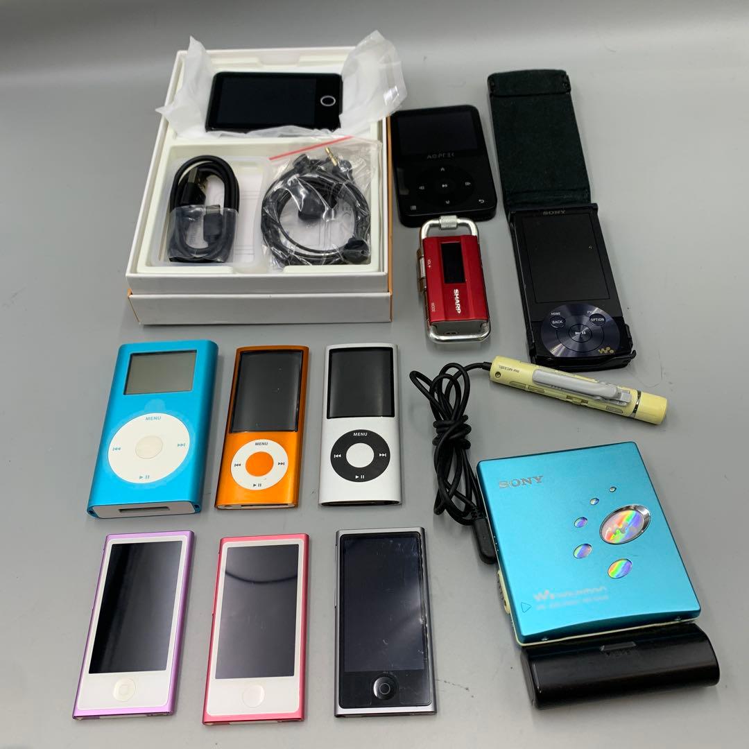 Apple iPod nano SONY ウォークマンMP3プレーヤーまとめ