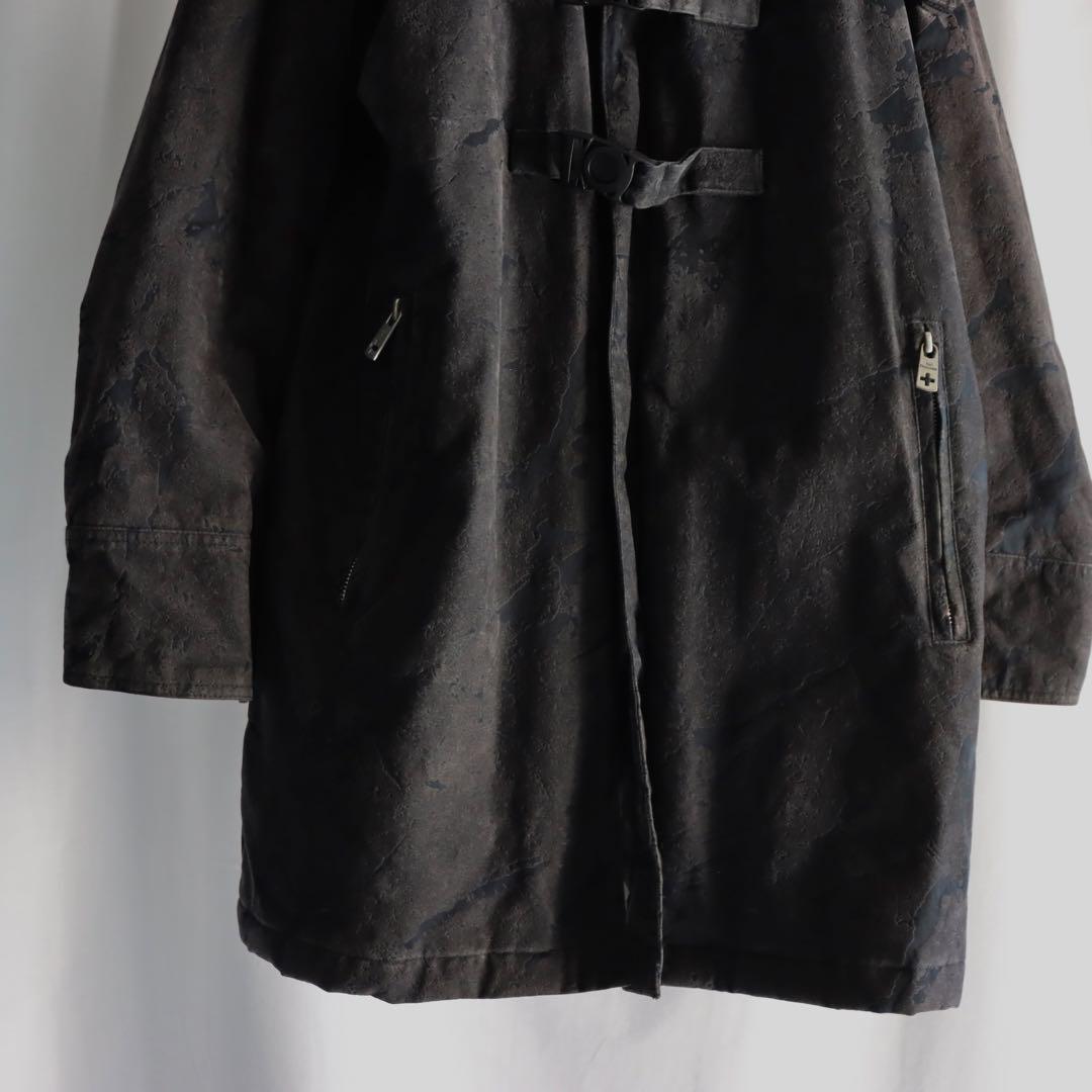 Y2K archive ブラック フェイクファーコート フード トグル アウター