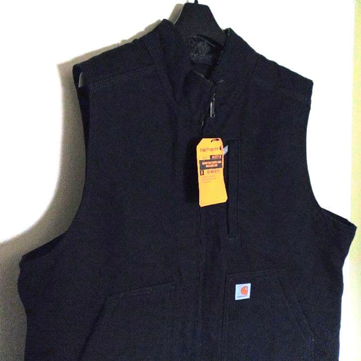 ✨今日だけ価格✨■Carhartt ダックベストブラック 【デッドストック】