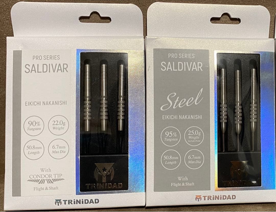 ダーツ TRINIDAD SALDIVAR・ソフト・ハードのセット