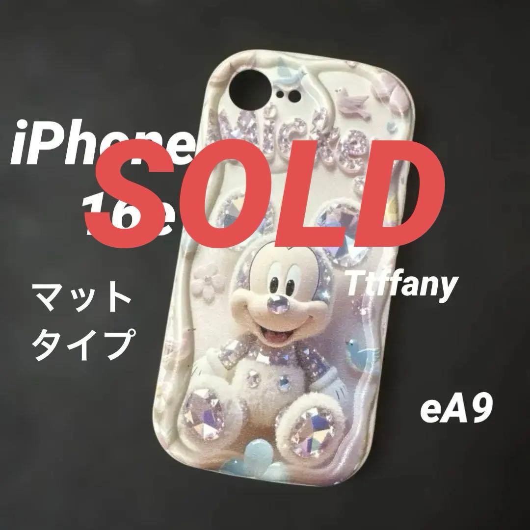 セールeA9♥️iPhone16e♥️ミッキードール♥️マットタイプ♥️Disney