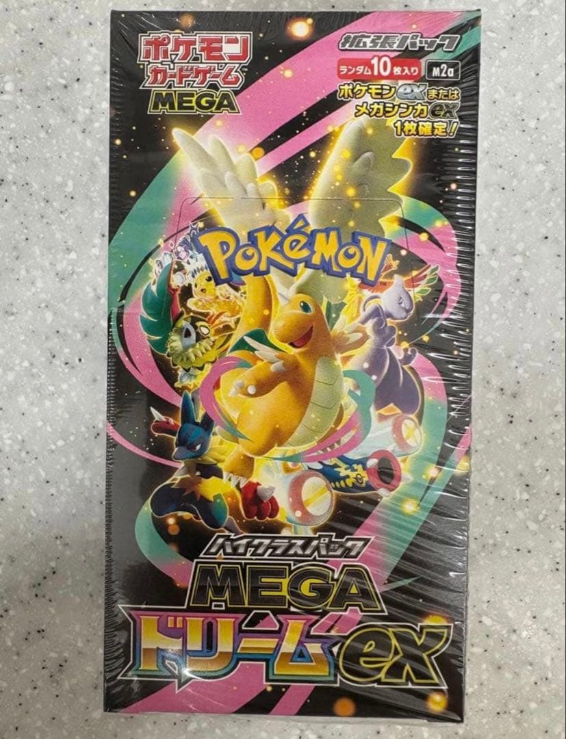 ポケモンカードゲーム MEGAドリームex シュリンク付　新品、未開封 53