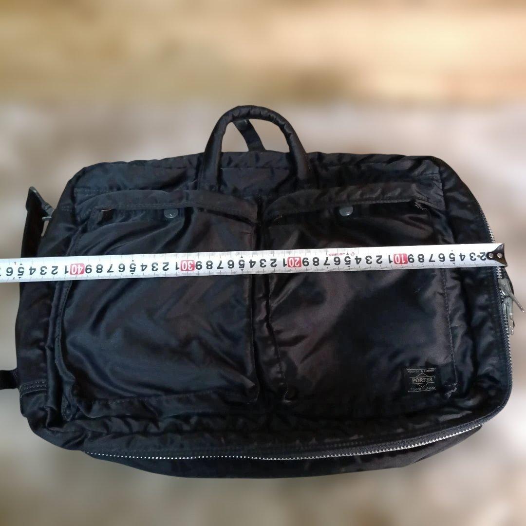 美品 porter タンカー 3 way ビジネスバッグ 黒