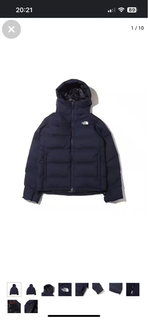 今年のモデルは定価77,000円　ノースフェイス　ビレイヤーパーカ　ネイビー　L