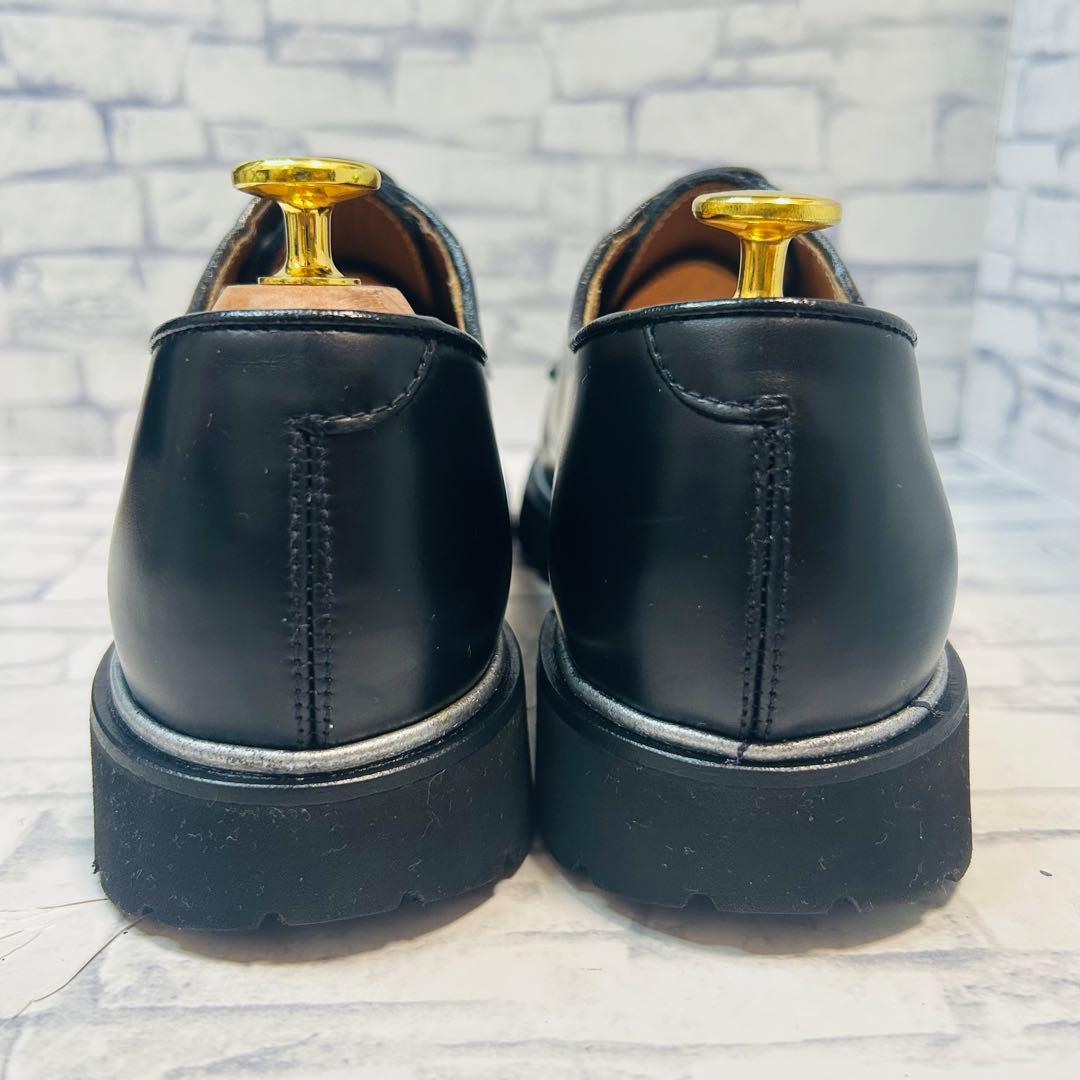 未使用級 Doucal's デュカルス プレーントゥ ダービーシューズ EU39