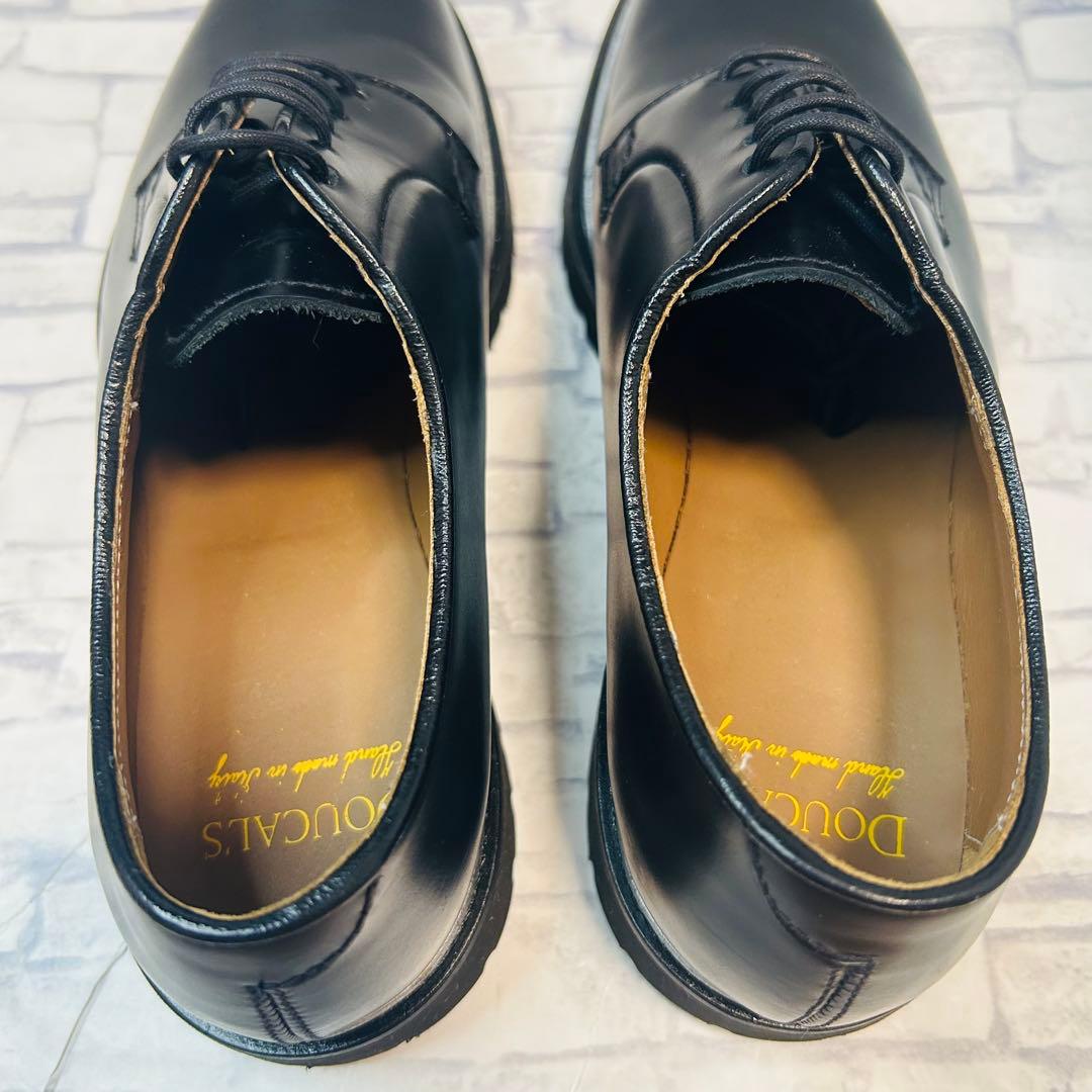 未使用級 Doucal's デュカルス プレーントゥ ダービーシューズ EU39