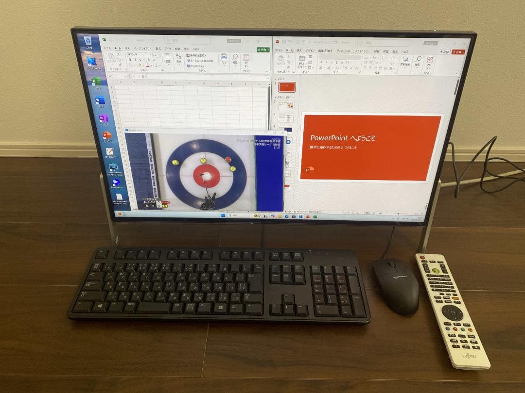 FH56/B1★Core i3-7100★23.8型★W録画★SSD+HDD