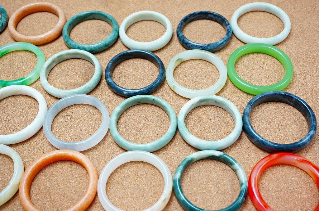 [22A] 天然石 バングル 30点 ブレスレット Nm26-250430S