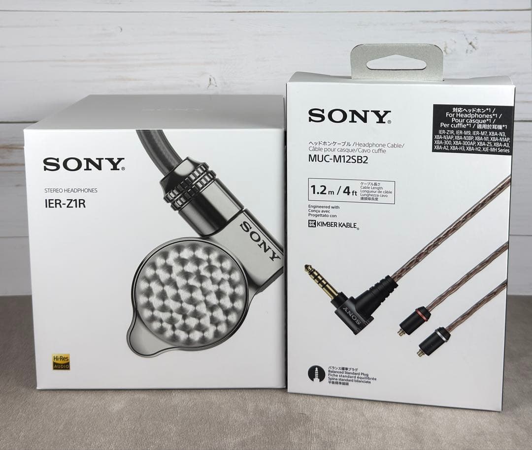 ★使用②回★SONY IER-Z1R ➕ MUC-M12SB2