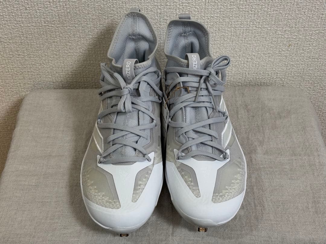 【日本未発売】 adidas 海外モデル スパイク グレー 27cm ④