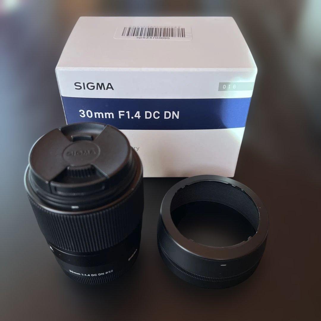 SIGMA 30mm F1.4 DC DN Eマウント　APS-C単焦点レンズ