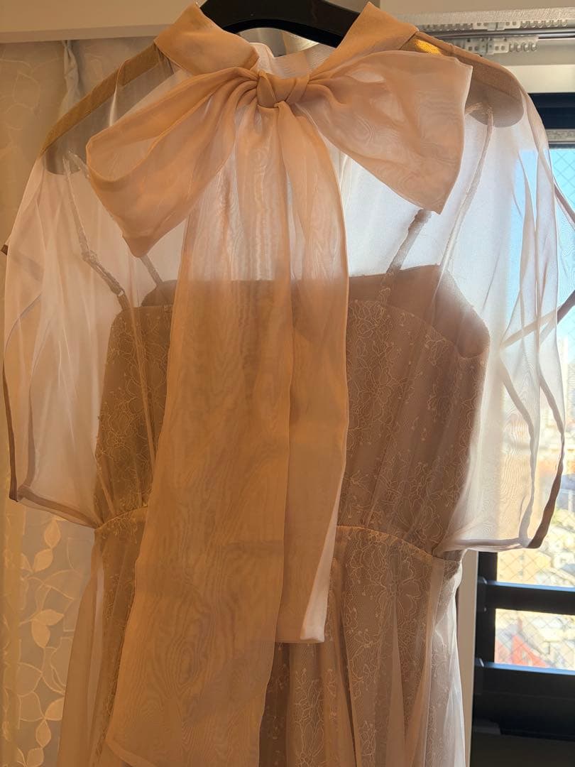 【値下げ】Mystrada エアリーフレアドレス 結婚式 オケージョン