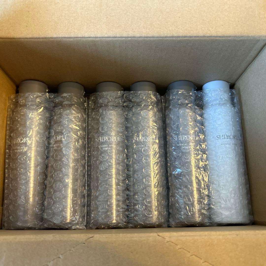 【新品】シロル　クリスタルホイップ　ブラック5本ホワイト1本