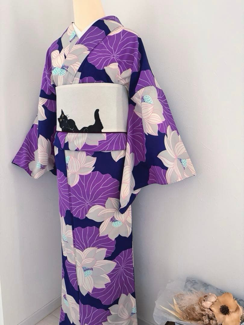 和風館の浴衣　蓮　セオアルファ