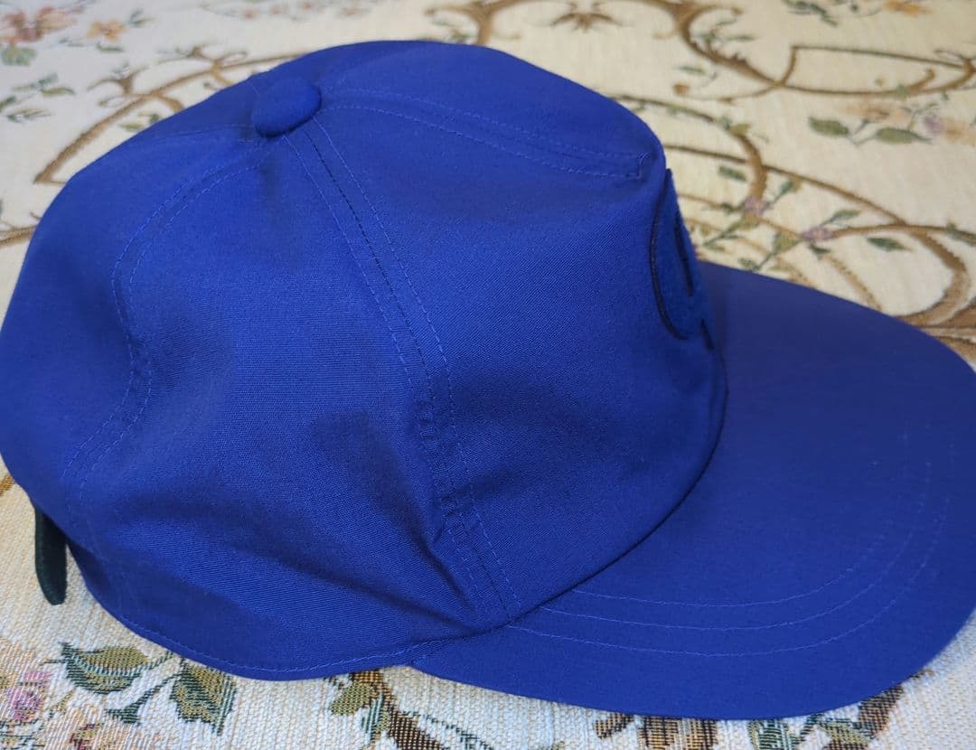 ボ*ン様 Good Enough BBキャップ　同色フェルトロゴ 青